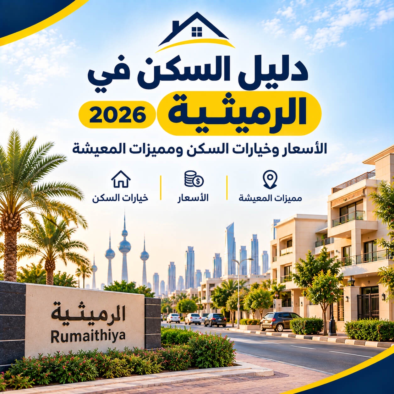 دليل السكن في الرميثية 2026: الأسعار وخيارات السكن ومميزات المعيشة