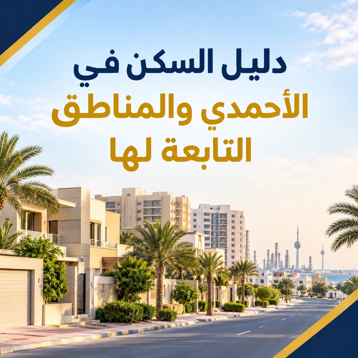 دليل السكن في الأحمدي والمناطق التابعة لها