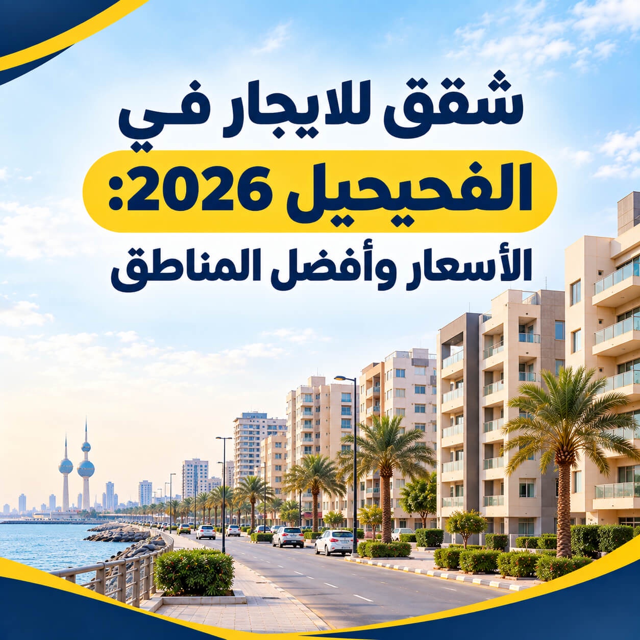 شقق للايجار في الفحيحيل: الأسعار وأفضل المناطق